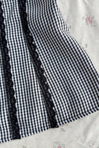 Striped Polka Dot Bow Ruched Cropped Slim Halter Top