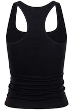 Shell Rhinestone Racerback Tank Top