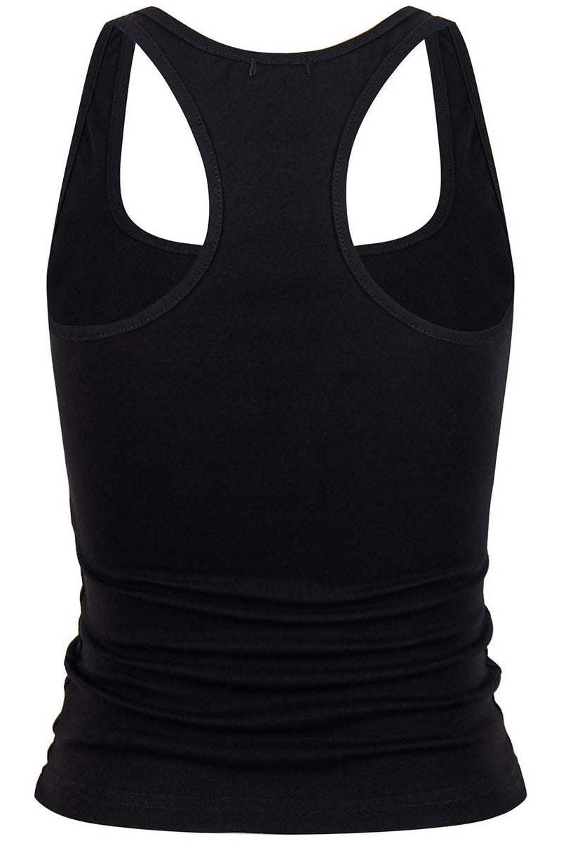 Shell Rhinestone Racerback Tank Top