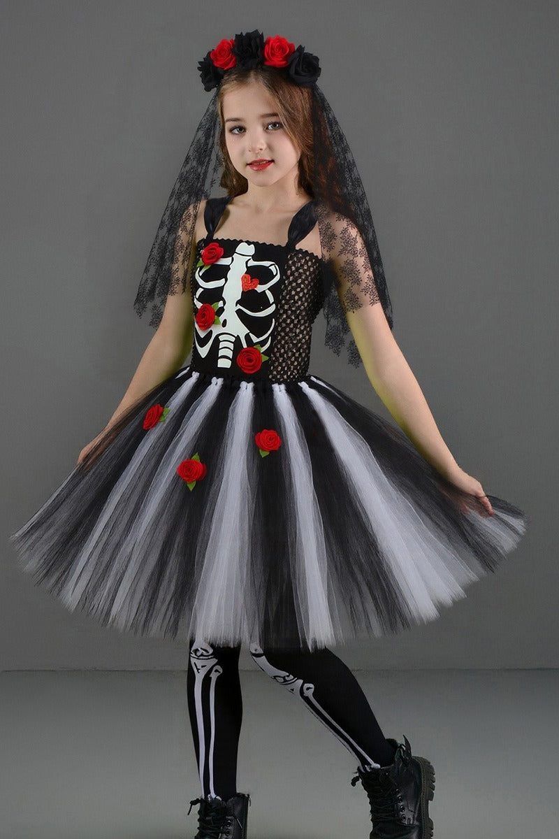 Zombie Bride Kid Halloween Costume Secondary image