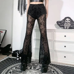 Gothic Lace Cargo Pants