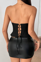 Chic Boned Strapless Slimming Corset