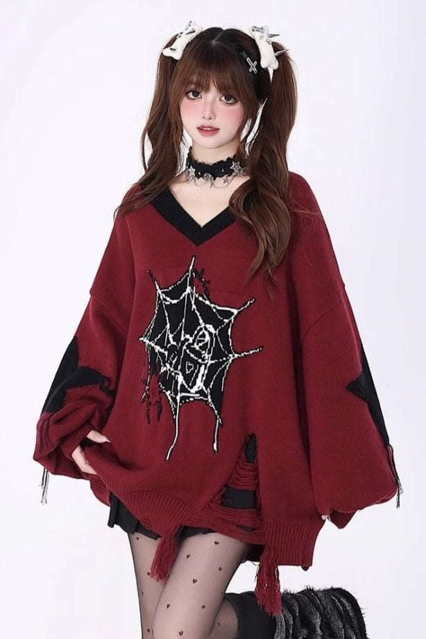 Off Shoulder Loose Knit Versatile Lazy Vibe Sweater Main image