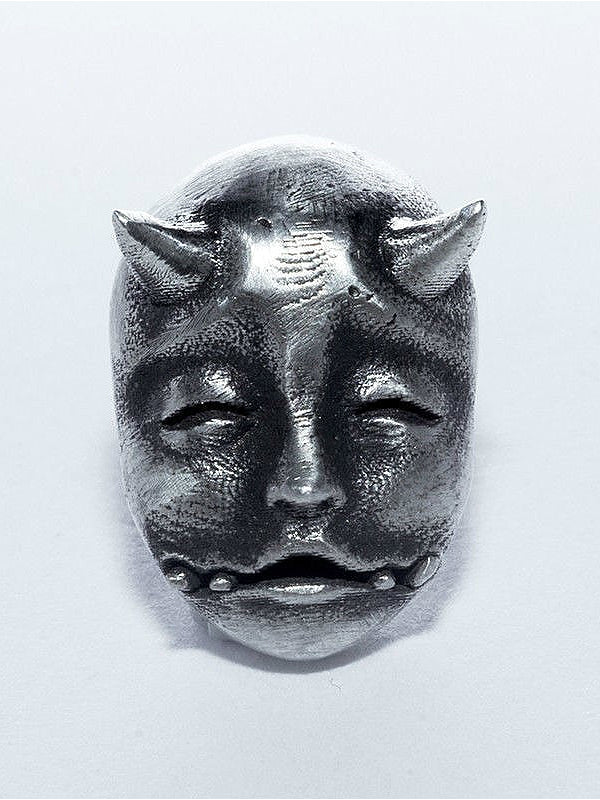 Dark Asymmetrical Demon Baby Earrings