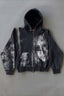 Asymmetric Graphic Panel Hoodies