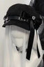 Y2K Sweet Cool Lace Stitch Denim Military Painter Hat