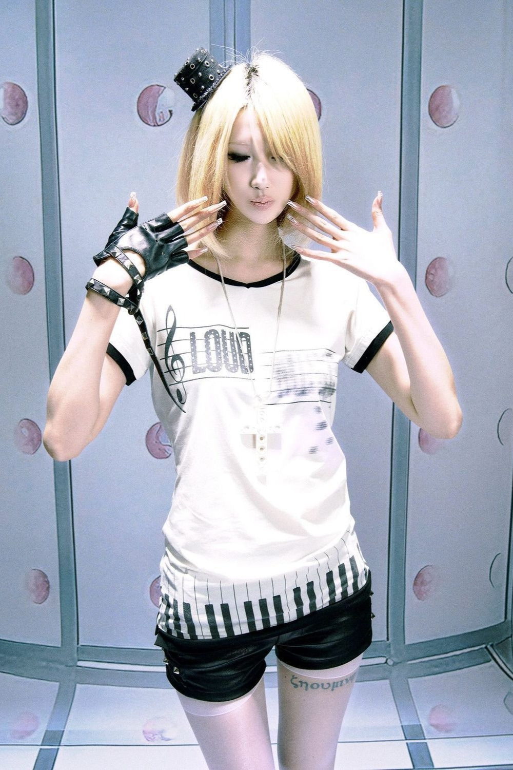 Keyboard Note Printed Vintage T-shirt Main image