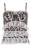 Y2K Spicy Girl Lace Patchwork Leopard Cami