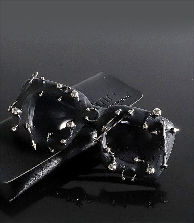 Studded Punk Street Design Glasses Secondary image
