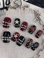 Punk Style Metal Rivet Rock Press On Nails