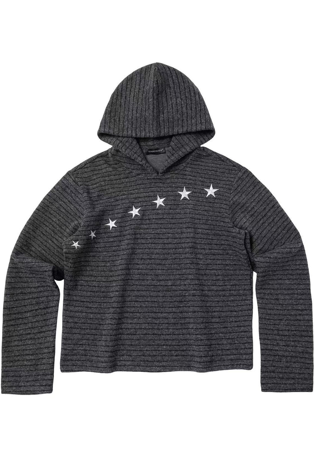 Diagonal Star Striped Pullover Hoodies