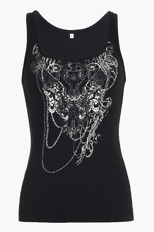 Subculture Retro Print Slim Cami