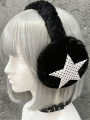 Harajuku Y2K Polka Dot Star Earmuff