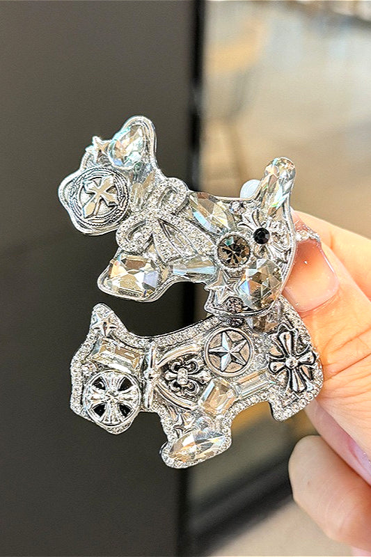 Punk Rhinestone Metal Dog Hair Accs Secondary image