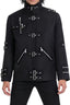 Buckle Strap Zip Detail Jackets