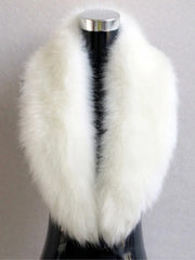 Women's Winter Warm Faux Fox Fur Collar Scarf