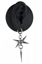 Star Spike Chain Drop Earrings