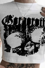 Cropped Slim Fit Short Sleeve T-Shirt