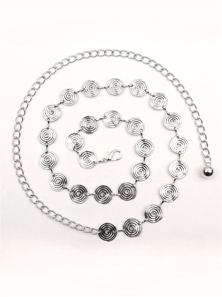 Vintage Iris Flower Waist Chain