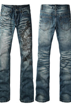 Assorted Wash Flare Jeans