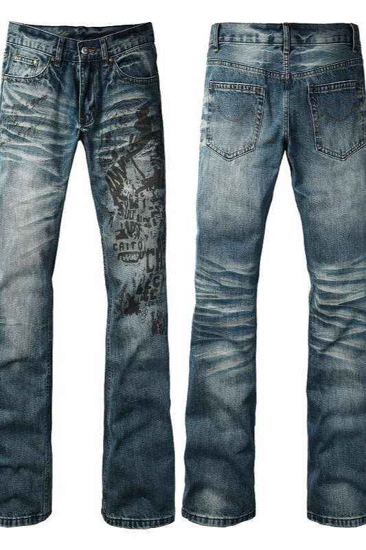 Assorted Wash Flare Jeans