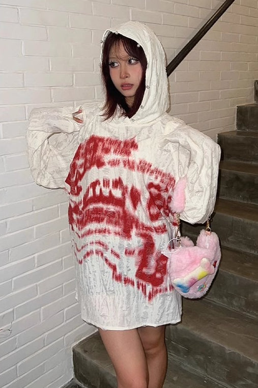 Rock Punk Pearl Button Hoodie Secondary image