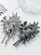Punk Liquid Alloy Irregular Claw Hair Accs