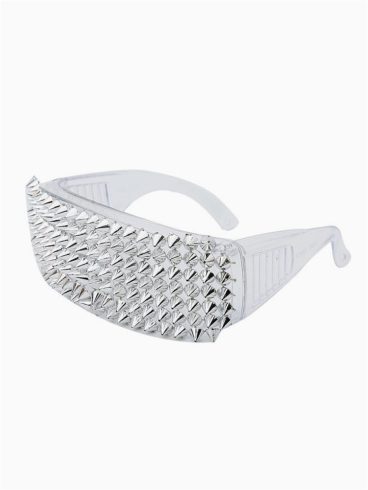 Street Punk Studded Decor Glasses Secondary image