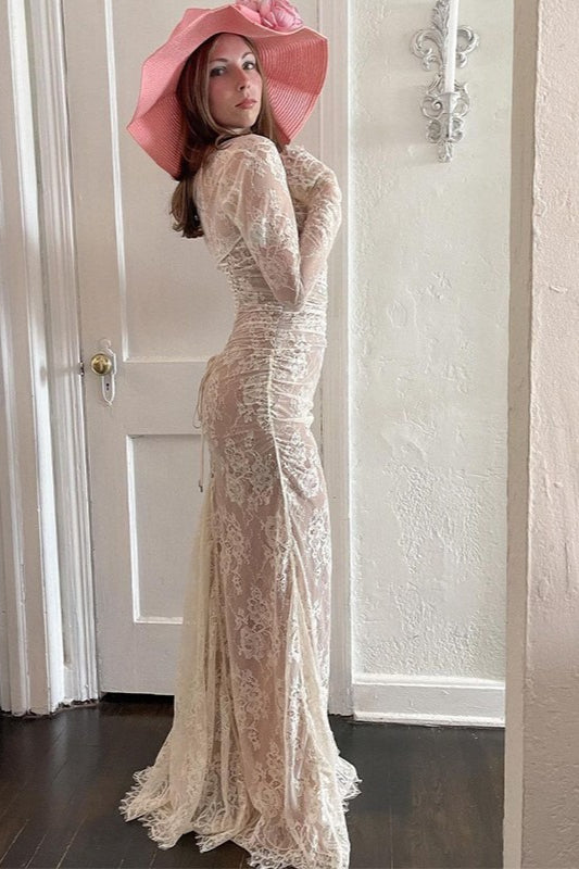 Crochet Lace Cami Maxi Dress Secondary image