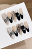 Gothic Smudge Dark Press On Nails