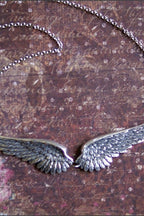 Elegant Angel Wing Pendant Necklace