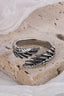 Retro Distressed Feather Wing Ring