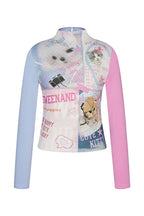 Millennium Y2K Pet Printed Long Sleeve T-Shirt