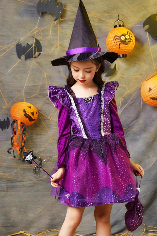 Witch Princess Dress Kid Halloween Costume Secondary image