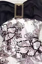 Floral Slim Tie Halter Top