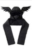 Multifunctional Gothic Punk Fleece Hat Scarf