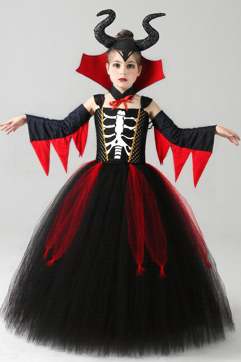 Vampire Witch Dress Kid Halloween Costume Main image