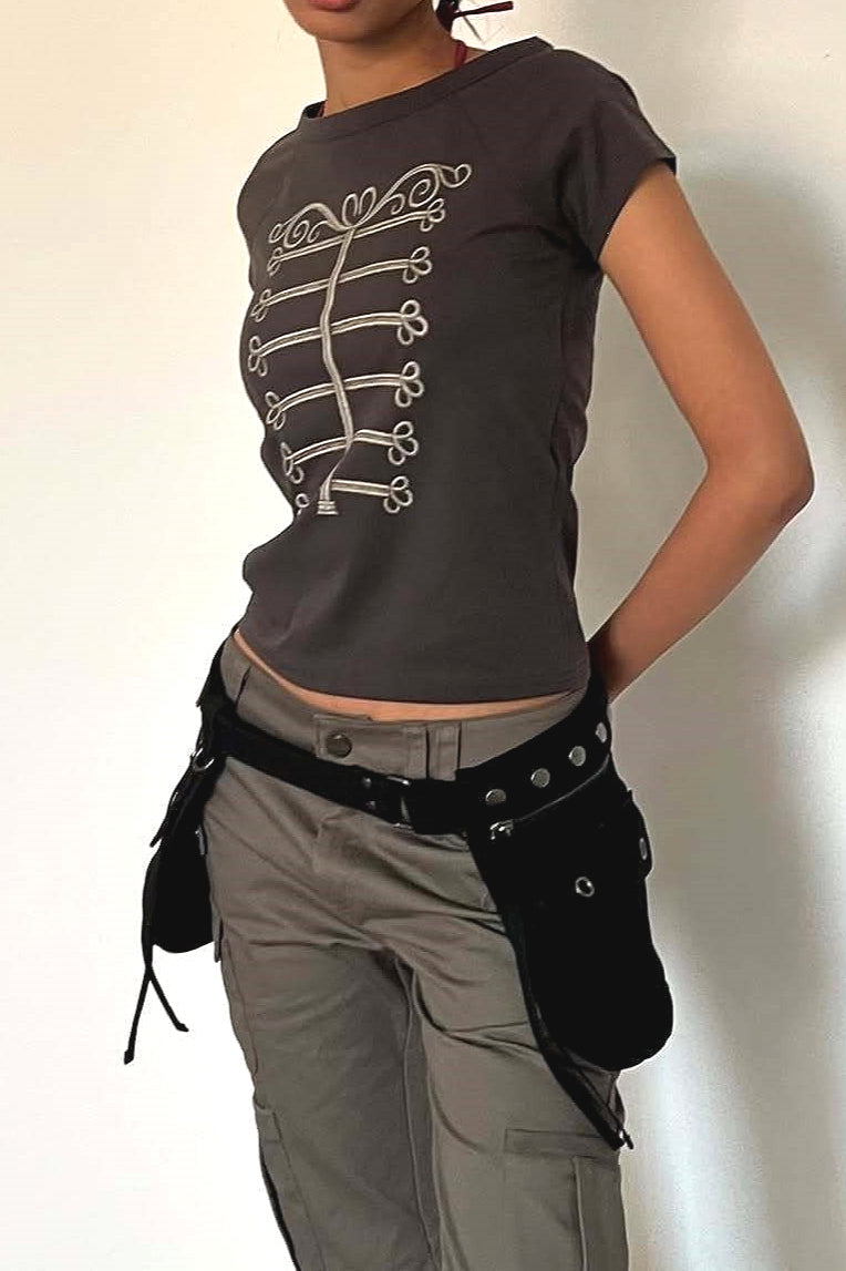 Street Style Stained Glass Print T-shirt