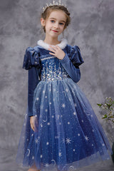 Velvet Snow Princess Kid Halloween Costume