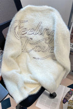 Y2K Grunge Kawaii Baby Angel Vintage Knitted Sweater