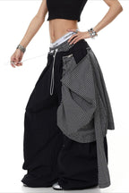 Double Drawstring Wide Leg Pants