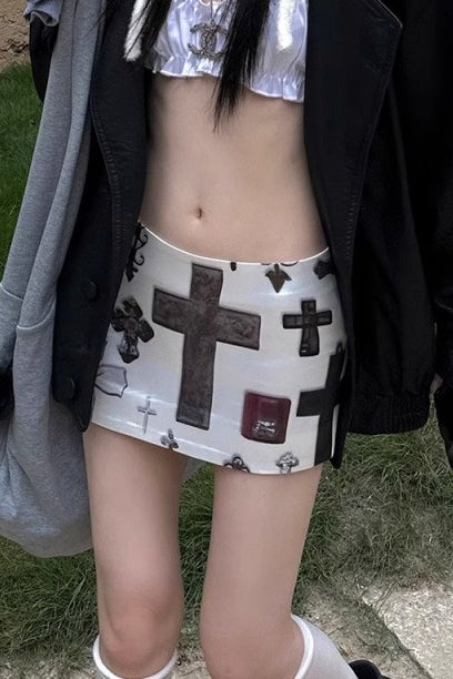 Streetwear Hip Hop Punk Short Skirt Main image