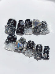 Rivet Punk Spider Press-On Nails