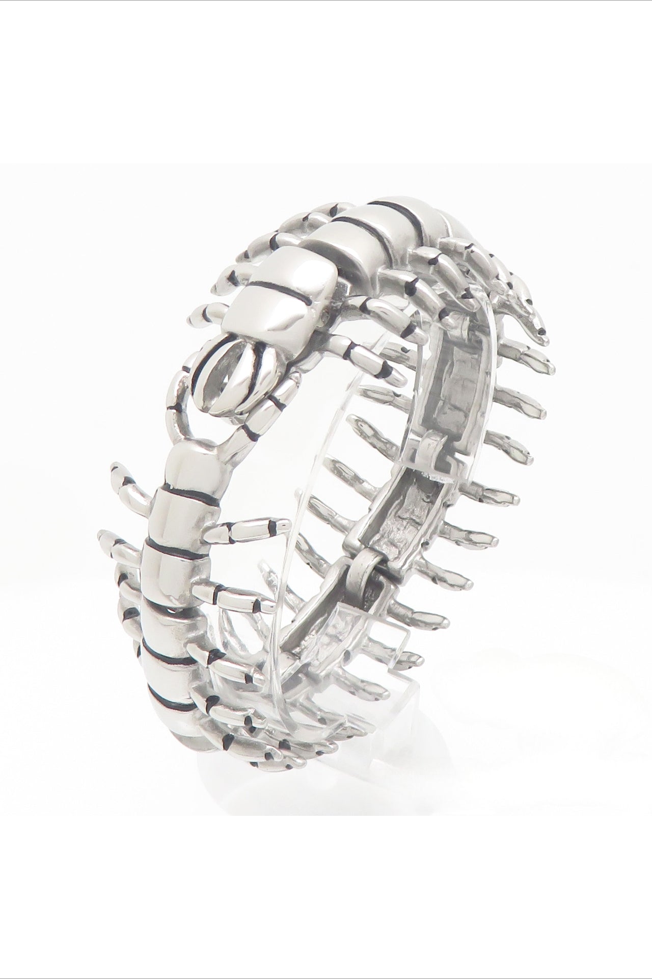 Titanium Steel Centipede Dark Bracelet