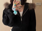 Faux Fur Hooded Jacket