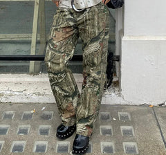 Silver Gothic Leather Rivet Pant