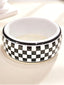 Black White Checkerboard Bracelet
