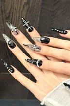 Sweet Gothic Cross Press On Nails