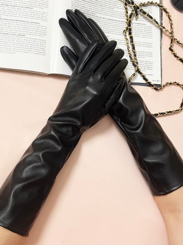 Dark Punk Mid-length Cyberpunk Gloves Main image