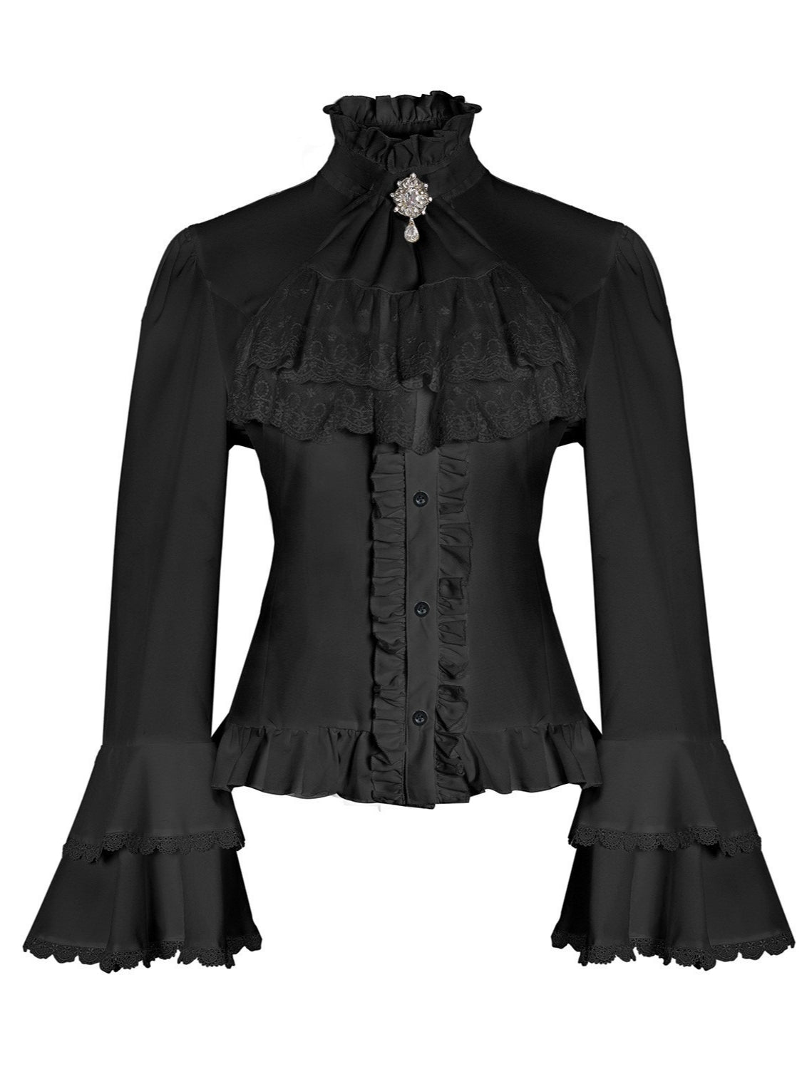 Vintage Gothic Elegant Lolita Long Sleeve Blouse Main image